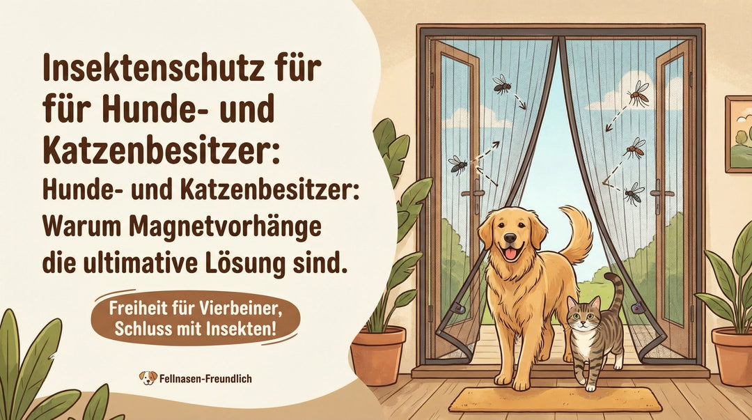 Insektenschutz für Hunde- und Katzenbesitzer: Warum Magnetvorhänge die ultimative Lösung sind