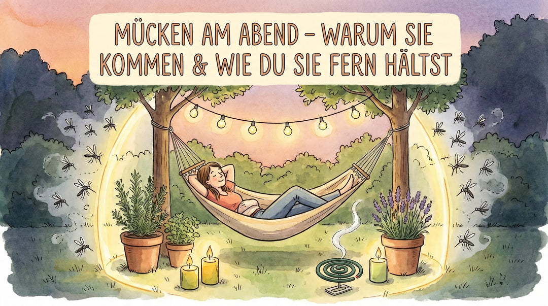 Mücken am Abend – Warum sie gerade dann kommen und wie du sie draußen hältst