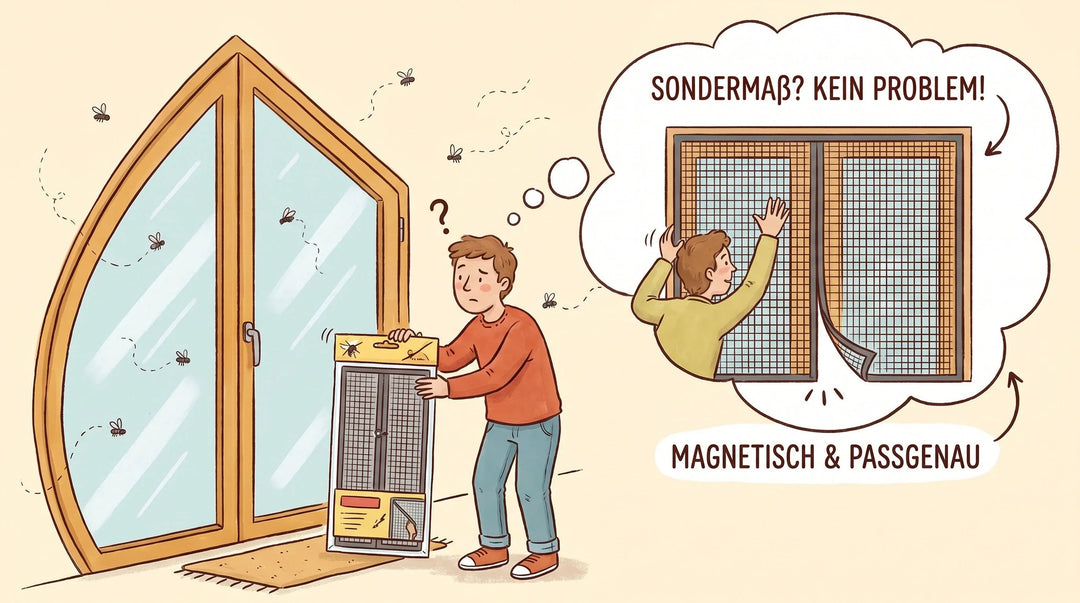 Fliegengitter Sondermaß – Was tun wenn kein passendes Netz im Sortiment ist?