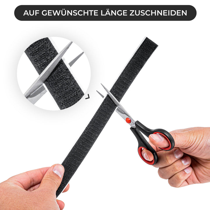 Klettband Set - Hakenband & Flauschband (je 9m)