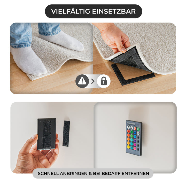 Klettband Set - Hakenband & Flauschband (je 9m)