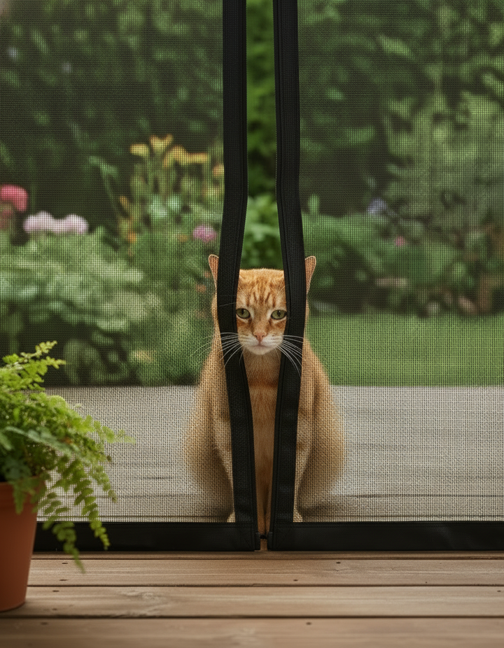 Magnetisches Fliegengitter für Türen