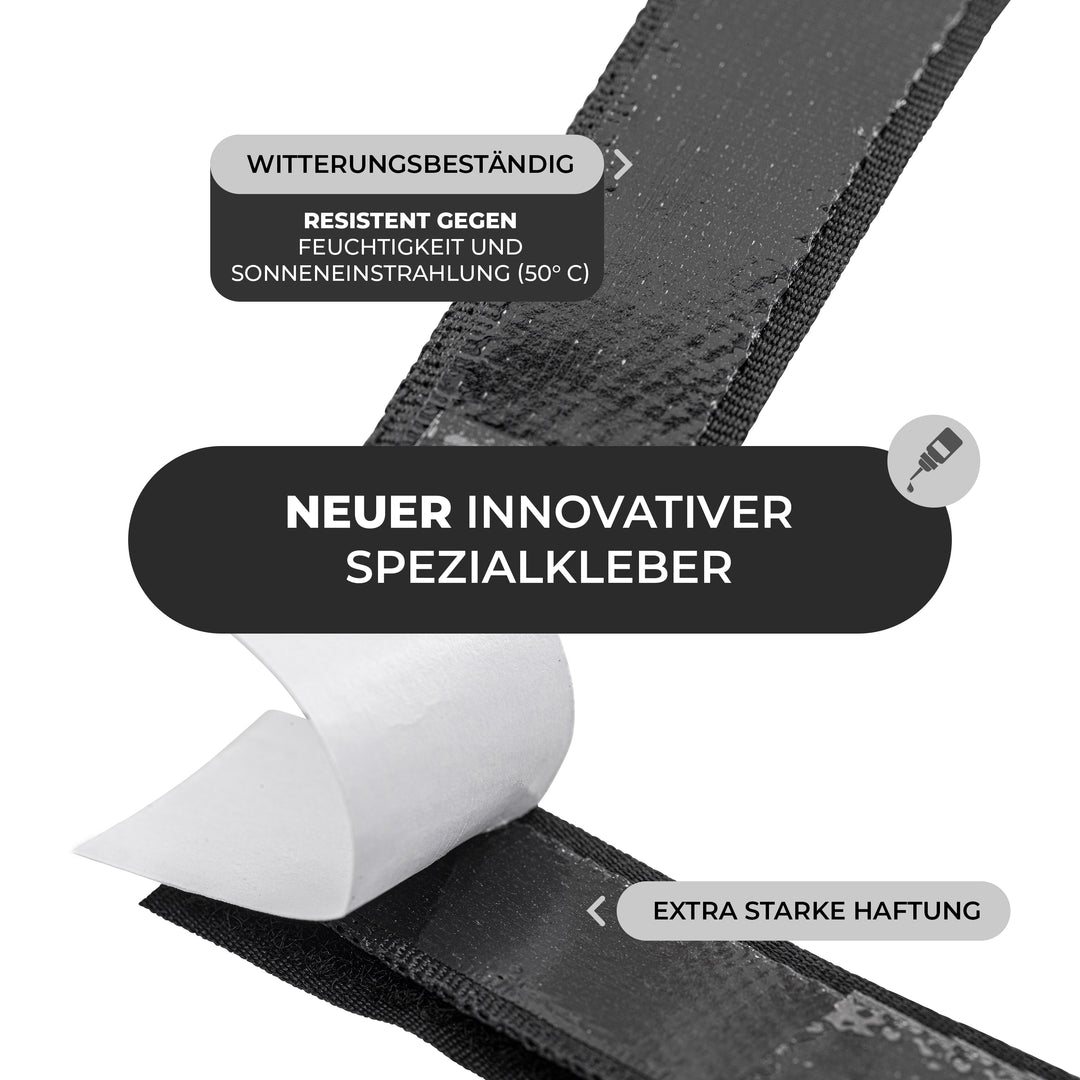 Klettband Set - Hakenband & Flauschband (je 9m)