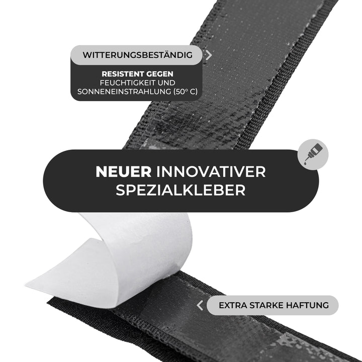 Klettband Set - Hakenband & Flauschband (je 9m)